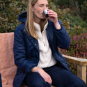 Regatta Women’s Ivey Quilted Jacket Khaki Green & Navy | Borderland Muff