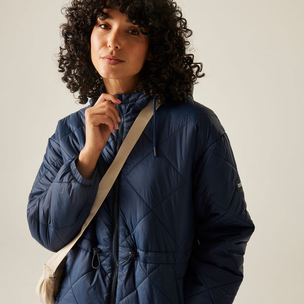 Regatta Women’s Ivey Quilted Jacket Khaki Green & Navy | Borderland Muff