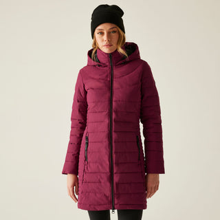 Regatta Women’s Andria Padded Jacket Seal Grey & Dark Pimento | Borderland Muff