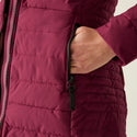 Regatta Women’s Andria Padded Jacket Seal Grey & Dark Pimento | Borderland Muff