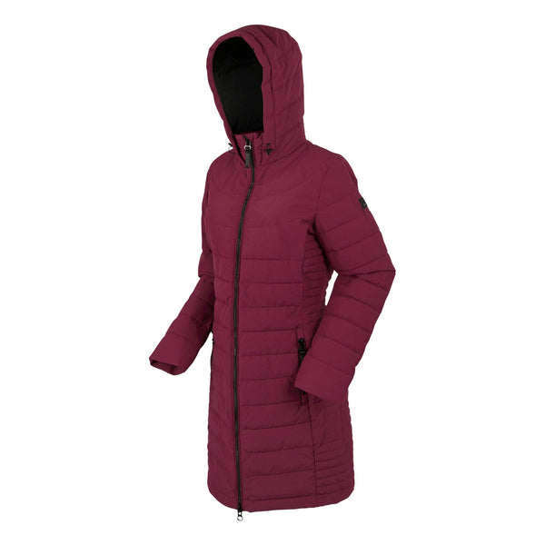 Regatta Women’s Andria Padded Jacket Seal Grey & Dark Pimento | Borderland Muff