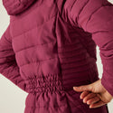 Regatta Women’s Andria Padded Jacket Seal Grey & Dark Pimento | Borderland Muff