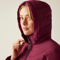 Regatta Women’s Andria Padded Jacket Seal Grey & Dark Pimento | Borderland Muff
