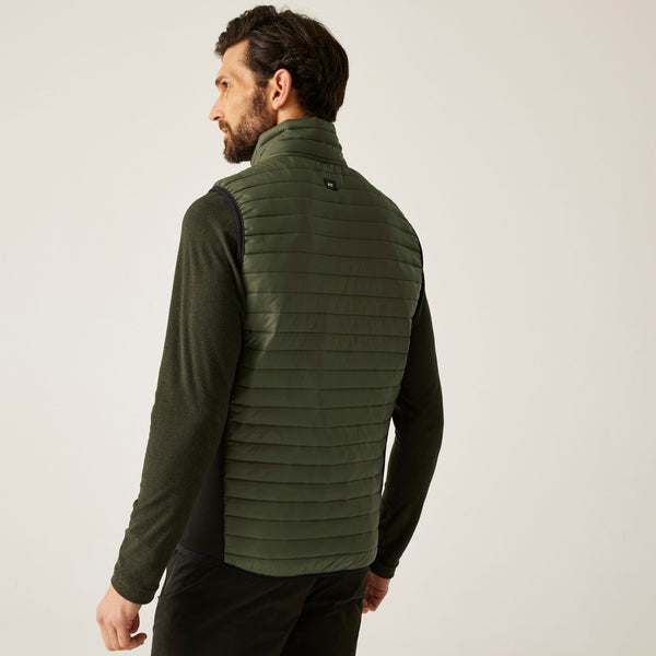 Regatta Men’s Andreson Hybrid Gilet Olive Green, Black & Navy | Borderland Muff