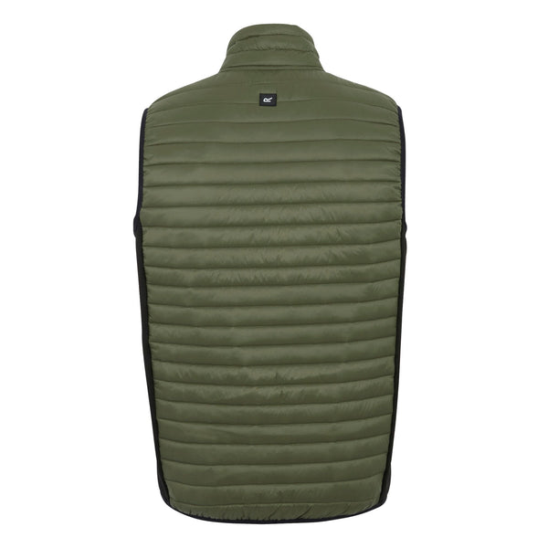 Regatta Men’s Andreson Hybrid Gilet Olive Green, Black & Navy | Borderland Muff