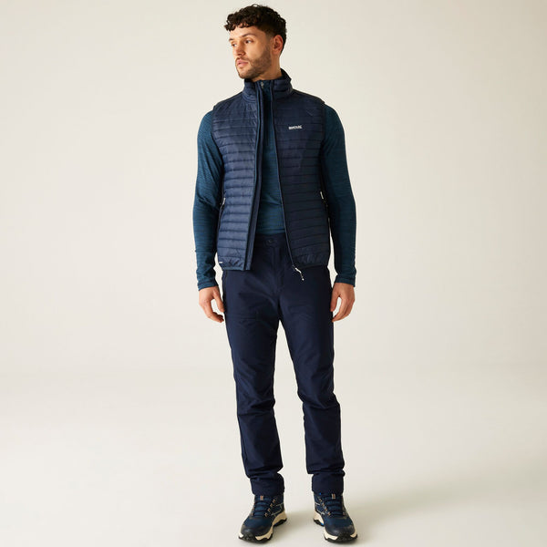 Regatta Men’s Andreson Hybrid Gilet Olive Green, Black & Navy | Borderland Muff