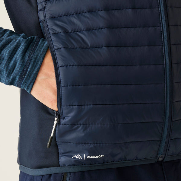 Regatta Men’s Andreson Hybrid Gilet Olive Green, Black & Navy | Borderland Muff