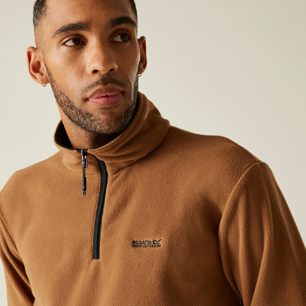 Regatta Thompson Men's Fleece | Lightweight Half Zip Midlayer - Borderland Muff