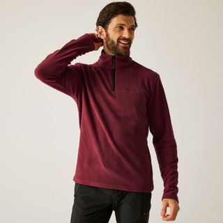 Regatta Thompson Men's Fleece | Lightweight Half Zip Midlayer - Borderland Muff