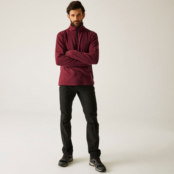 Regatta Thompson Men's Fleece | Lightweight Half Zip Midlayer - Borderland Muff