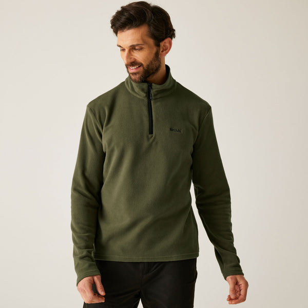 Regatta Thompson Men's Fleece | Lightweight Half Zip Midlayer - Borderland Muff