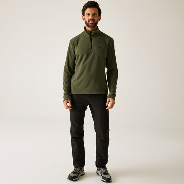 Regatta Thompson Men's Fleece | Lightweight Half Zip Midlayer - Borderland Muff