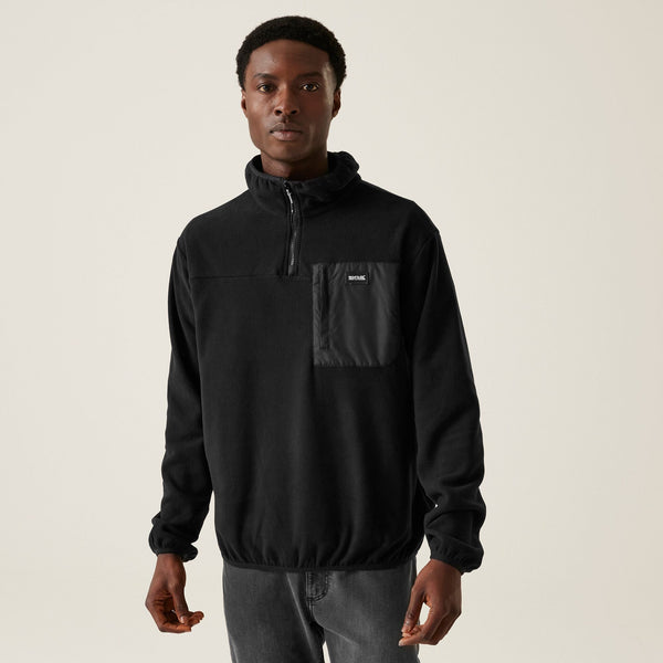 Regatta Mens Frankie Half Zip Fleece - Borderland Muff