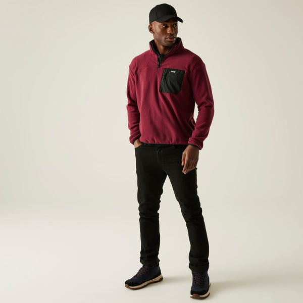 Regatta Mens Frankie Half Zip Fleece - Borderland Muff