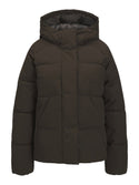 JXGLOBAL Women’s Puffer Jacket | Quilted “Delicioso” Brown Coat