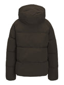 JXGLOBAL Women’s Puffer Jacket | Quilted “Delicioso” Brown Coat