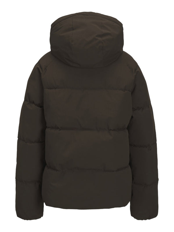 JXGLOBAL Women’s Puffer Jacket | Quilted “Delicioso” Brown Coat