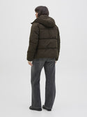 JXGLOBAL Women’s Puffer Jacket | Quilted “Delicioso” Brown Coat