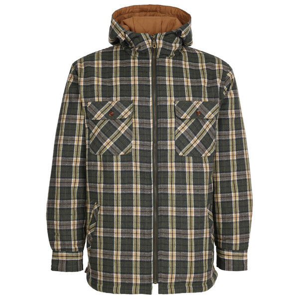 Fort 125 Penarth Hoodie | Fleece Lined Check Workwear | Borderland Muff