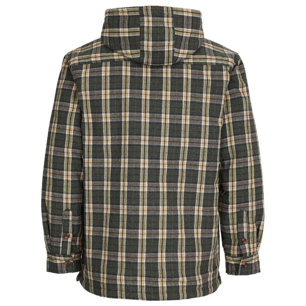 Fort 125 Penarth Hoodie | Fleece Lined Check Workwear | Borderland Muff