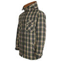 Fort 125 Penarth Hoodie | Fleece Lined Check Workwear | Borderland Muff