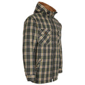 Fort 125 Penarth Hoodie | Fleece Lined Check Workwear | Borderland Muff