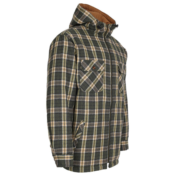 Fort 125 Penarth Hoodie | Fleece Lined Check Workwear | Borderland Muff