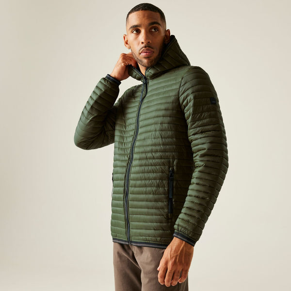 Regatta Men’s Rigain Padded Jacket | Lightweight Insulated – Borderland Muff