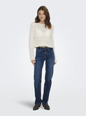 ONLY Blush Mid Straight Jeans | Women’s Dark Blue Organic Cotton Denim