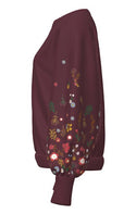 ONLY ONLBROOKE Flower Sweatshirt | Women’s Pullover – Borderland Muff