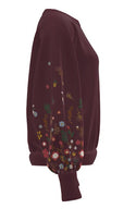ONLY ONLBROOKE Flower Sweatshirt | Women’s Pullover – Borderland Muff