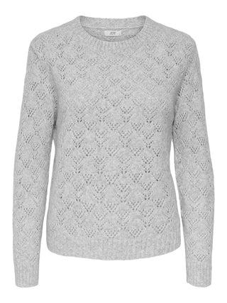 Buy light-grey JDY Amanda Life Pullover | Women’s Knit Jumper – Borderland Muff Ireland