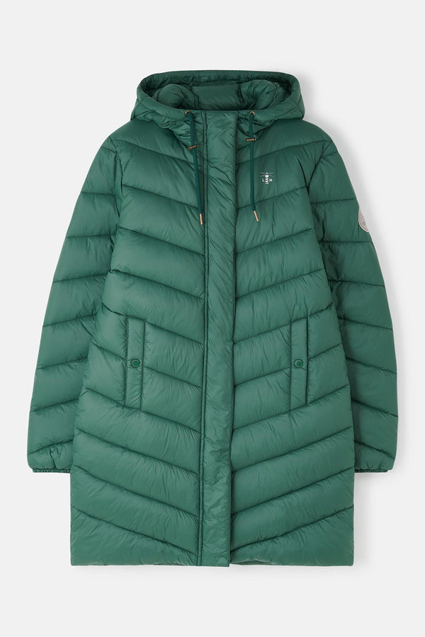 Lighthouse Laurel Ladies Coat | Warm Mid-Length Padded Jacket – Borderland Muff