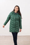 Lighthouse Laurel Ladies Coat | Warm Mid-Length Padded Jacket – Borderland Muff