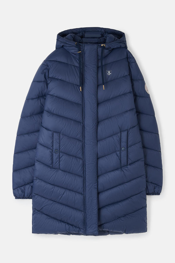 Lighthouse Laurel Ladies Coat | Warm Mid-Length Padded Jacket – Borderland Muff