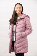 Lighthouse Laurel Ladies Coat | Warm Mid-Length Padded Jacket – Borderland Muff