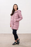 Lighthouse Laurel Ladies Coat | Warm Mid-Length Padded Jacket – Borderland Muff