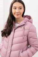 Lighthouse Laurel Ladies Coat | Warm Mid-Length Padded Jacket – Borderland Muff
