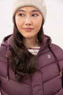 Lighthouse Laurel Ladies Coat | Warm Mid-Length Padded Jacket – Borderland Muff