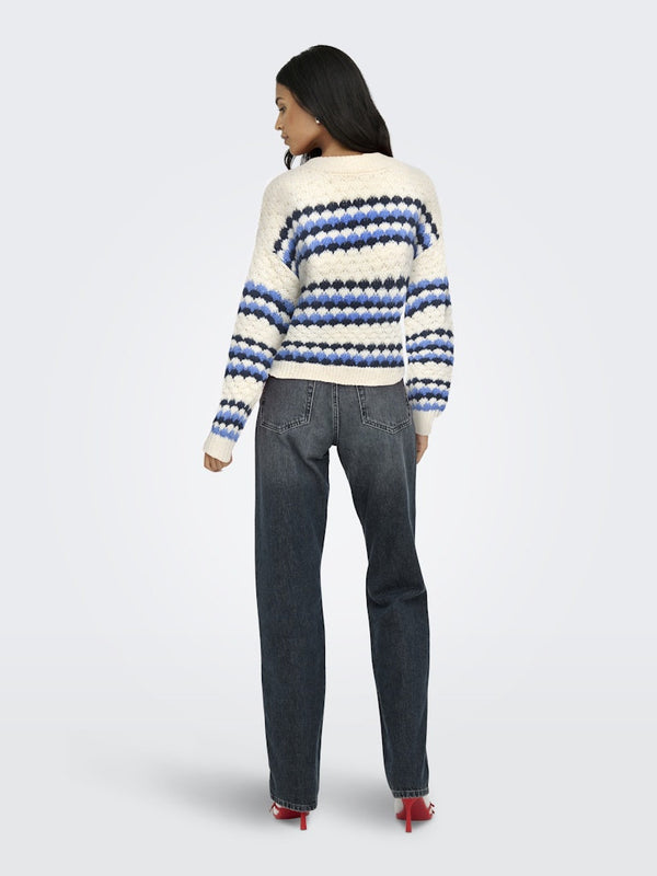JDY Celeste Striped Pullover | Women’s Knit Jumper – Borderland Muff
