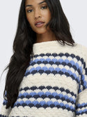 JDY Celeste Striped Pullover | Women’s Knit Jumper – Borderland Muff