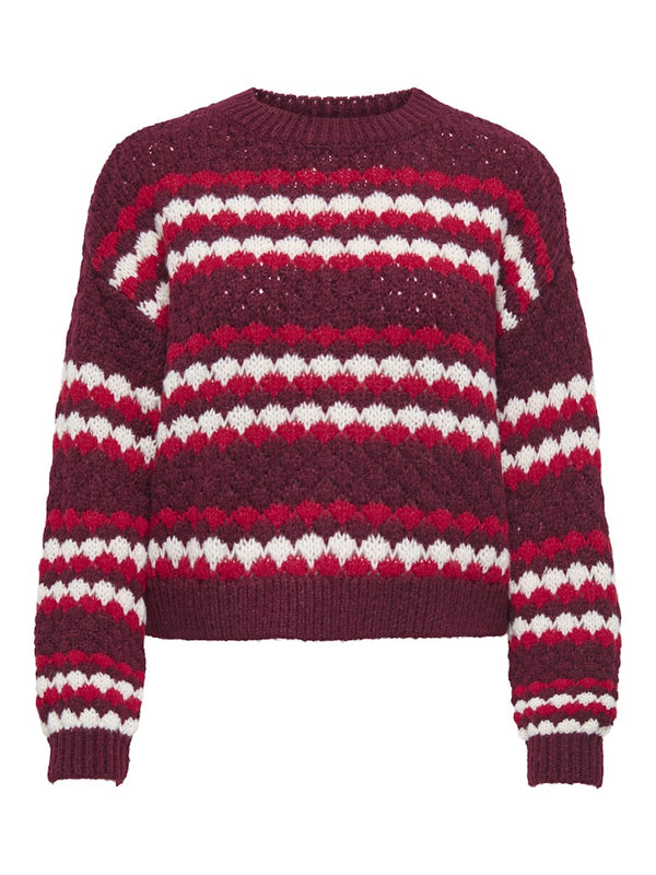 JDY Celeste Striped Pullover | Women’s Knit Jumper – Borderland Muff