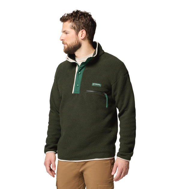 Columbia Helvetia II Half Snap Fleece | Men’s Sherpa Pullover – Borderland Muff