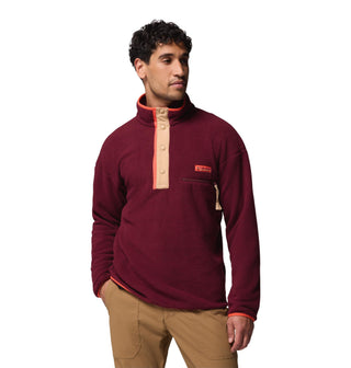 Buy wine Columbia Helvetia II Half Snap Fleece | Men’s Sherpa Pullover – Borderland Muff