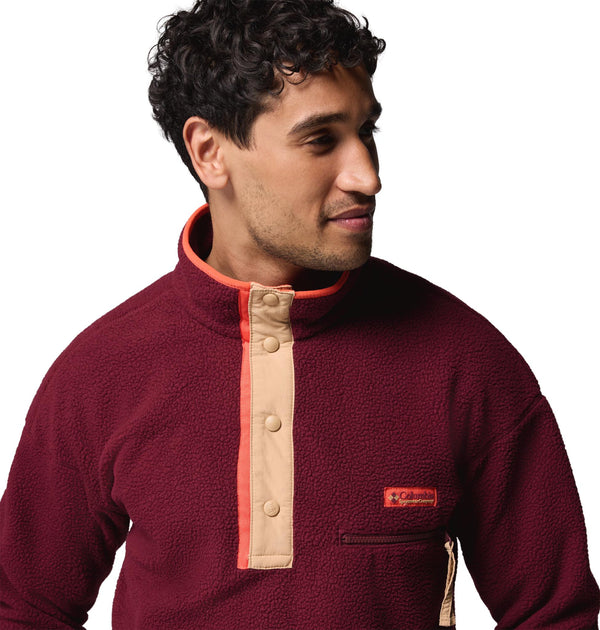Columbia Helvetia II Half Snap Fleece | Men’s Sherpa Pullover – Borderland Muff