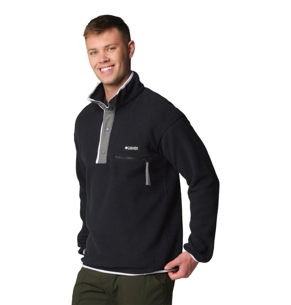 Columbia Helvetia II Half Snap Fleece | Men’s Sherpa Pullover – Borderland Muff
