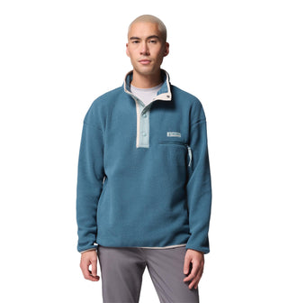 Buy blue Columbia Helvetia II Half Snap Fleece | Men’s Sherpa Pullover – Borderland Muff