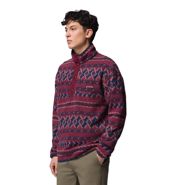 Columbia Helvetia II Printed Half Snap Fleece | Men’s Pullover – Borderland Muff