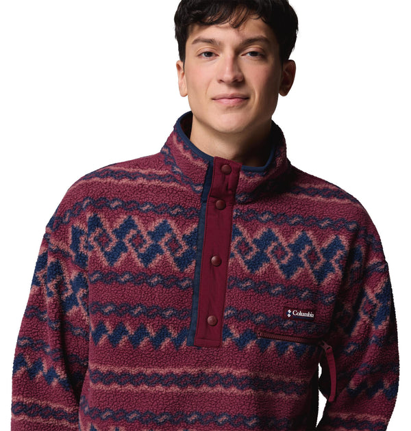 Columbia Helvetia II Printed Half Snap Fleece | Men’s Pullover – Borderland Muff