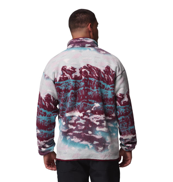 Columbia Helvetia II Printed Half Snap Fleece | Men’s Pullover – Borderland Muff